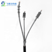 Cold shrinkable tubes for outdoor cable terminations